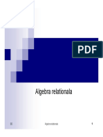 BD3 - Algebra Relationala PDF