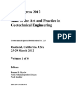 State of The Art and Practice in Geotechnical Engineering
