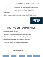 Portfolio of Advanced Customer Analytics