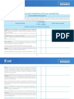 Autoevaluación Preparación de Alimentos