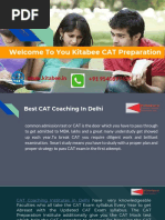 Best CAT Coaching in Delhi - Kitabee CAT CAT Preparation