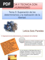 Tema 3 Superación de Los Determinismos y La Realización de La Libertad