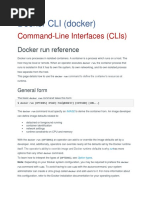 Docker CLI Reference Documentation