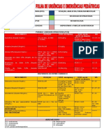 Folha de Urgência Pediatria