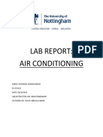 Lab Report: Air Conditioning
