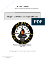 Chapter Officer Development Guide