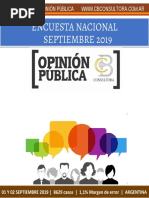 Encuesta Nacional CB Consultora