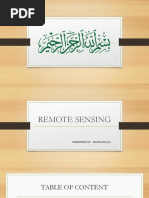 Remote Sensing Presentation