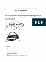 Manual Masca Sudura Cristale Lichida LCD 9-13 - Intensiv Dark Blue Welding Mask