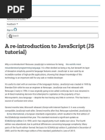 A Re-Introduction To Javascript (Js Tutorial) : Search