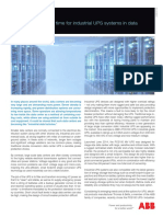 Is It Time For Industrial UPS Systems in Data Centers?: White Paper PCS100 UPS