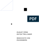 August Högn - Geschichtswerk Geschichte Von Zachenberg (Edition 2003)
