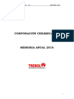 Memoria Anual 2016 Trebol