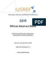 Edusref 2019 Official Abstract Book 