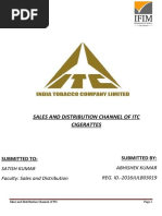 Sales and Distribution Channel of ITC SA PDF