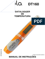 DT160 Datalogger Temperatura Manual Instruções