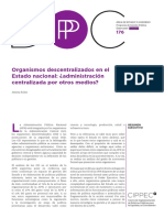 176 DPP GP Organismos Descentralizados en El Estado Nacional2c Administración Centralizada Por Otros Medios Jimena Rubio2c Enero 2018 VF