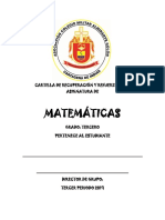 Tercero Matemáticas