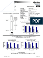 Energizer L92: Product Datasheet