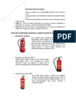 Tipos de Extintores