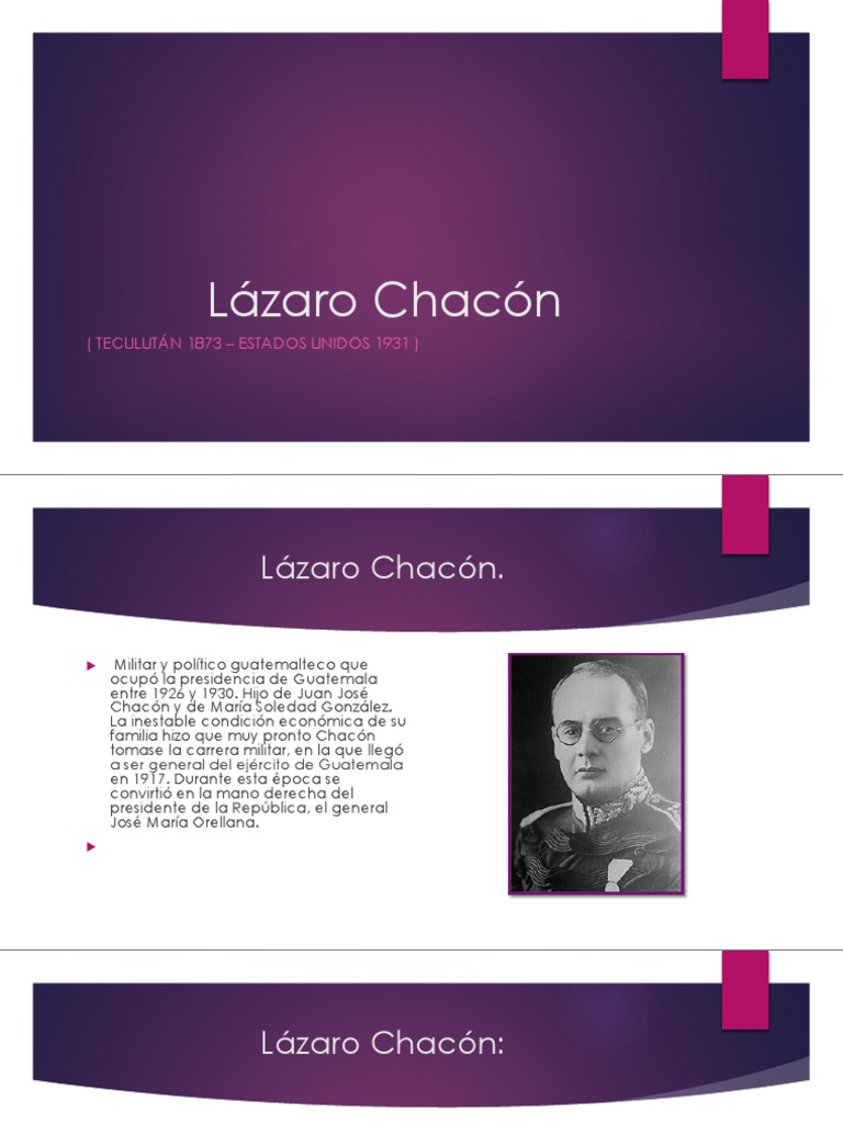 Lázaro Chacón PDF Guatemala Gobierno