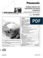 Panasonic Scak631 Guia de Operacion PDF