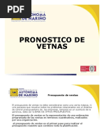 Pronostio de Ventas