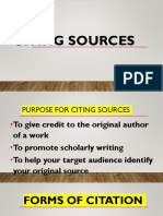 Lesson 4: Citing Sources