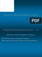 Inference About Population Variances