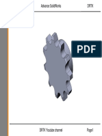 How To Create Sprocket With Excel Table SOLIDWORKS Tutorials - Crear en SolidWorks Un PIÑON DENTADO GEAR Wheel en Solidworks