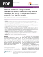 Hamilton Depression Rating Scale and Montgomery Asberg Depression Rating Scale in Depressed and Bipolar i Patients Psychometric Properties in a Brazilian Sample