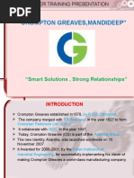 Download Summer Training Presentation crompton greaves by Kanhaiya Kumar SN42436234 doc pdf