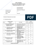 Prosedur Penilaian Essay