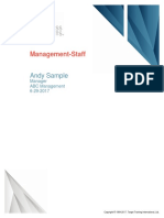 Management-Staff: Andy Sample