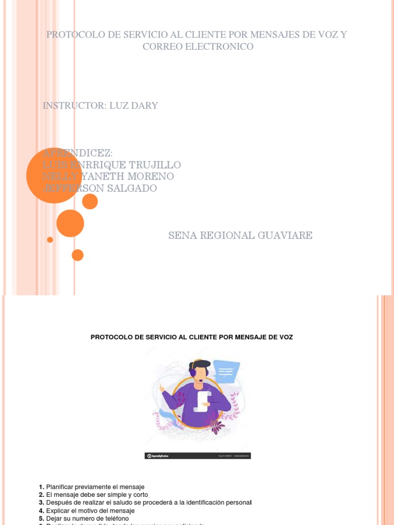Protocolo de Atención al Cliente Eficaz | PDF | Servicio al Cliente ...