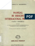 Manual de Derecho Internacional Privado