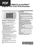 Tb6575/Tb8575 Suitepro™ Digital Fan Coil Thermostats: Features