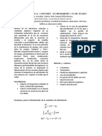 Determinacion de La Constante de Un Líquido