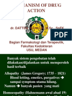MECHANISM OF DRUG ACTION
