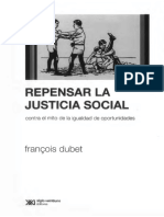 Dubet, F. (2011) Repensar La Justicia Social