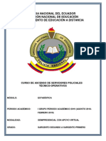 Curso Policial Estadística