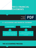 Chapter 3: Financial Statements: Prepared By: Peña, Ella Greanne G. - BSBA-MKT2A Sawyer, Lindsay A. - BSBA-FM2B