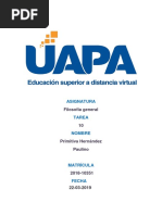 Tarea 10 de Filosofia