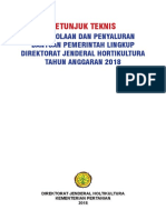 Juknis Bantuan Pemerintah Ditjen Hortikultura Tahun 2018