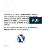 Pil Solicitud Software