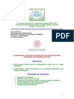 Alimentación y Efectos Colaterales Guia para Una Óptima Gestión de Los Pacientes Con Gist