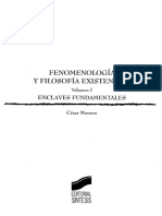 Fenomenología y Filosofía Existencial. Vol. 1 Enclaves Fundamentales (Thémata) - César Moreno