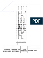 Proposed 3-Storey Dormitory Building Ground Floor Plan