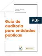 Guía de Auditoría para Entidades Públicas, Versión 3
