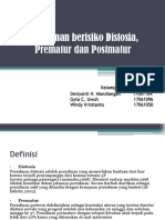 PPT Persalinan berisiko Distosia, Prematur dan Postmatur.pptx